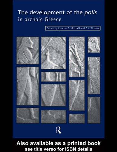 The development of the polis in archaic Greece