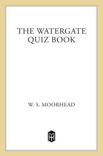 The Watergate Quiz Book