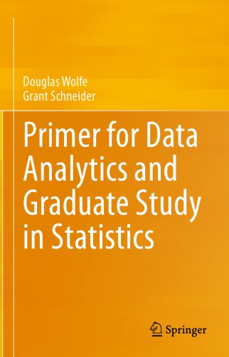 Primer For Data Analytics And Graduate Study In Statistics