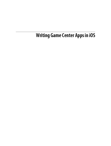 Writing Game Center apps in iOS