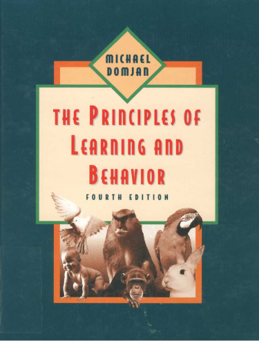 Principles of Learning and Behavior