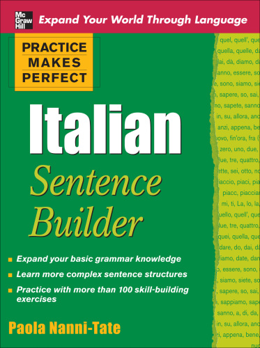 Practice Makes Perfect Italian Sentence Builder
