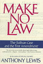 Make No Law: The Sullivan Case and the First Amendment