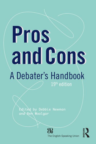 Pros and cons: the debaters handbook