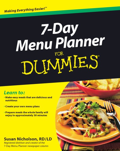 7-day menu planner for dummies