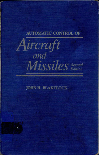 Automatic Control of Aircraft and Missiles