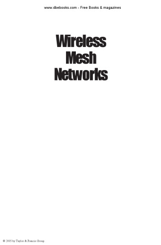 Wireless Mesh Networks