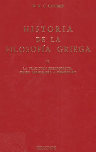 Historia de la filosofía griega II