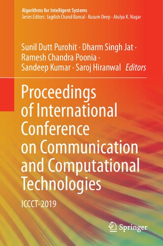 Proceedings of International Conference on Communication and Computational Technologies ICCCT-2019
