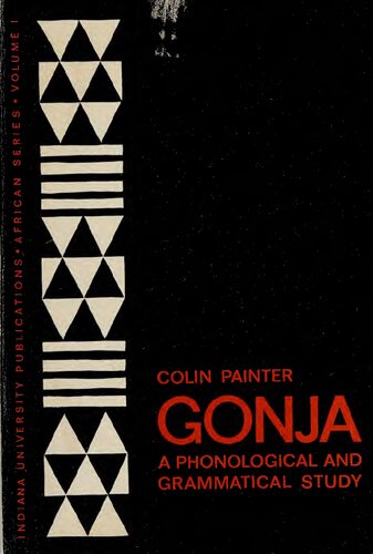 Gonja: a phonological and grammatical study
