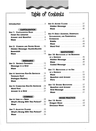 Punctuation Puzzles & Mazes: Ready-To-Go Reproducibles