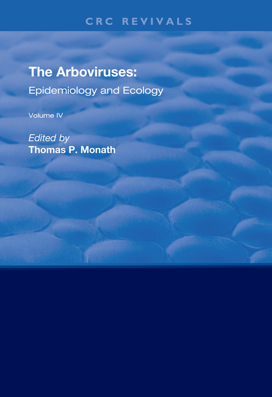 The Arboviruses-Epidemiology and Ecology