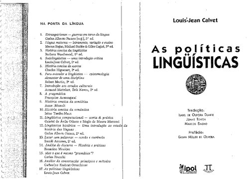 As Políticas Linguísticas