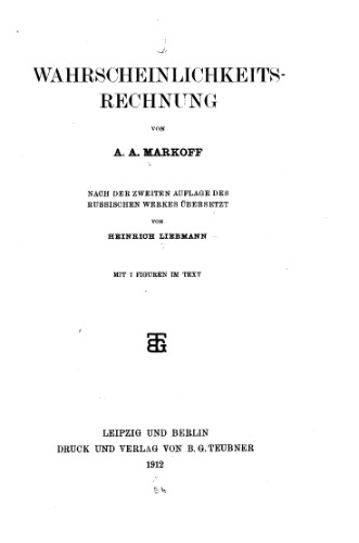 Wahrscheinlichkeitsrechnung (German Edition)