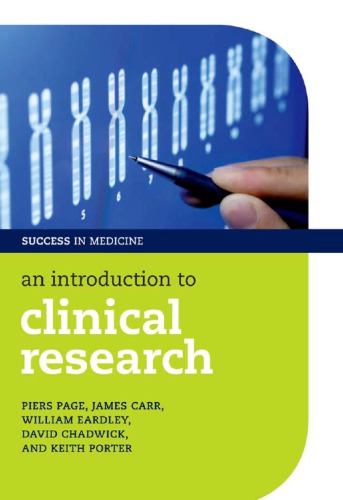 An introduction to clinical research