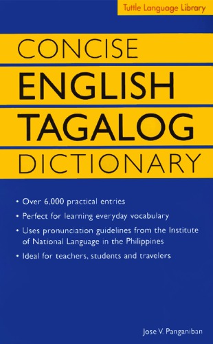 Concise English Tagalog dictionary