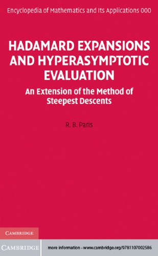 Hadamard expansions and hyperasymptotic evaluation: an extension of the method of steepest descents