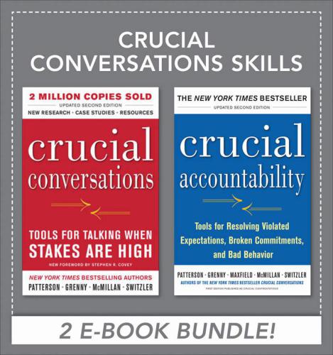 Crucial conversations: tools for talking when stakes are high