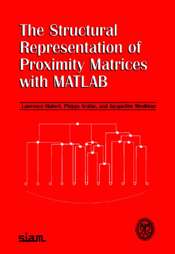The structural representation of proximity matrices with MATLAB