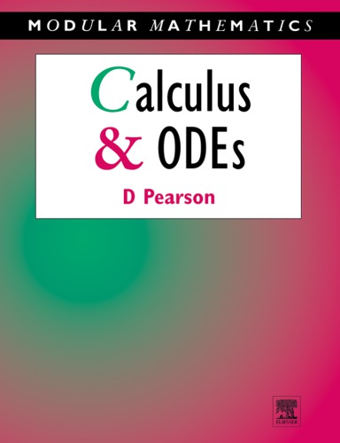 Calculus and ordinary differential equations