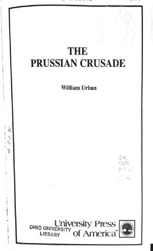 The Prussian Crusade (1st edition)