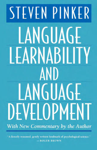 Language learnability and language development