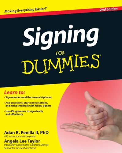 Signing For Dummies, with Video CD