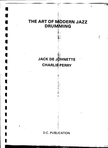 The art of modern jazz drumming