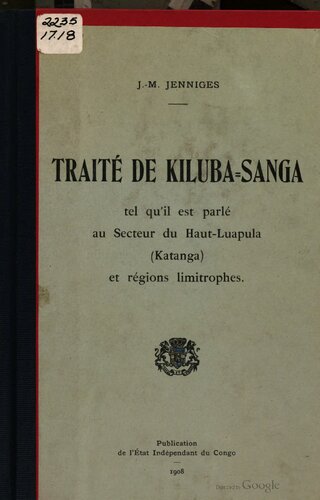 Traité de kiluba-sanga