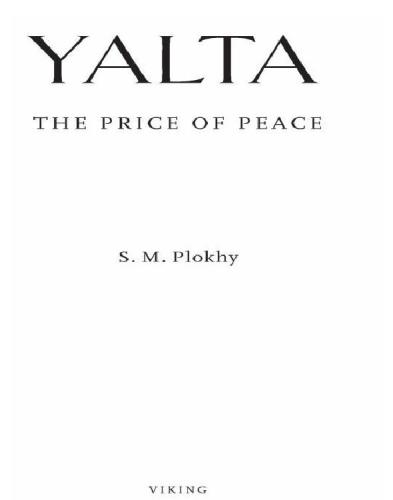 Yalta: the price of peace