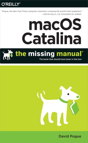 MACOS CATALINA - THE MISSING MANUAL: the book that should have been in the box