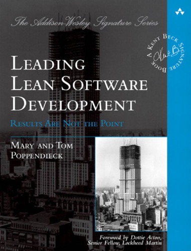Leading lean software development: results are not the point
