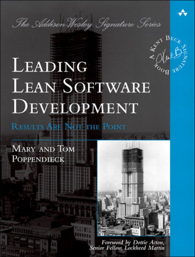 Leading lean software development: results are not the point