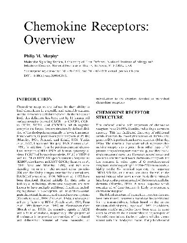 Chemokine Receptors: Overview
