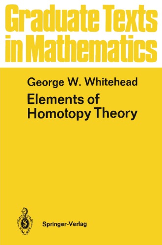 Elements of homotopy theory