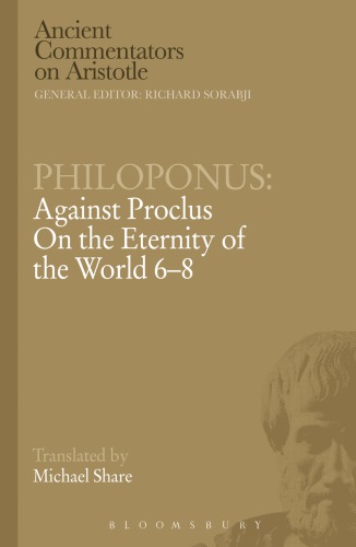 Against Proclus on the eternity of the world