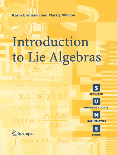Introduction to lie algebras