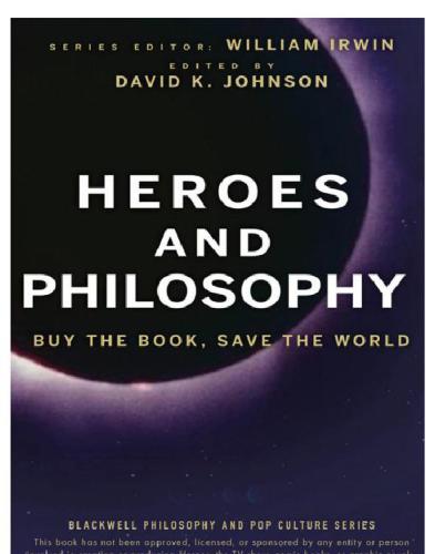 Heroes and philosophy: buy the book, save the world