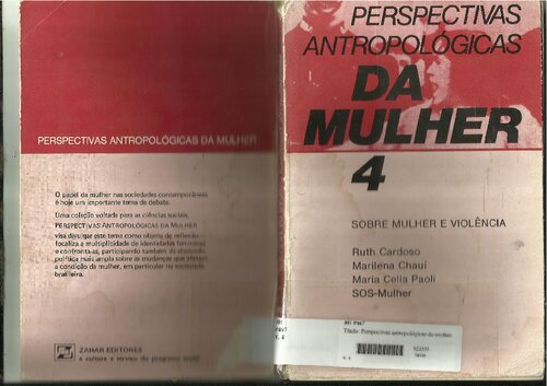 Perspectivas Antropologicas da Mulher. Sobre a Violência.