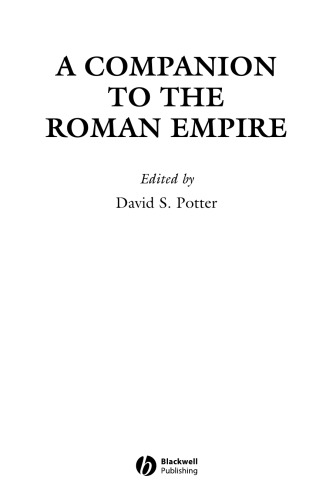 A companion to the Roman Empire