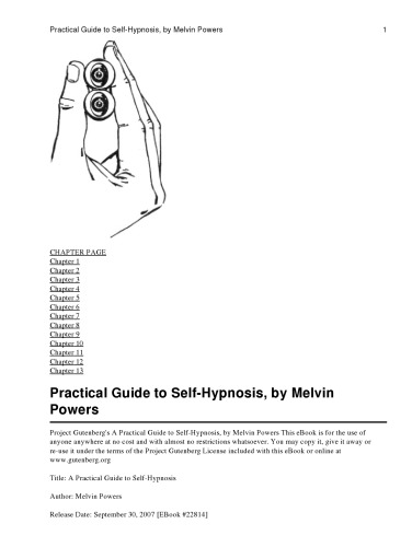 A practical guide to self-hypnosis