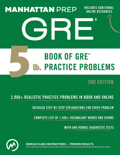 5 lb. Book of GRE Practice Problems