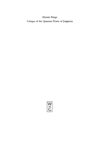 Critique of the quantum power of judgment: a transcendental foundation of quantum objectivity