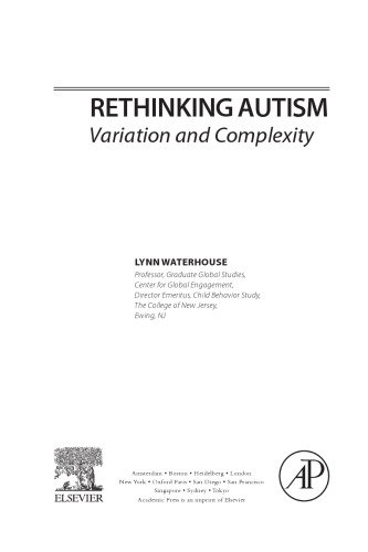 Rethinking autism variation and complexity