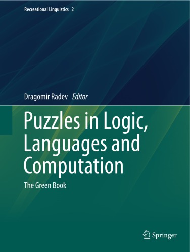 Puzzles in logic, languages and computation the green book