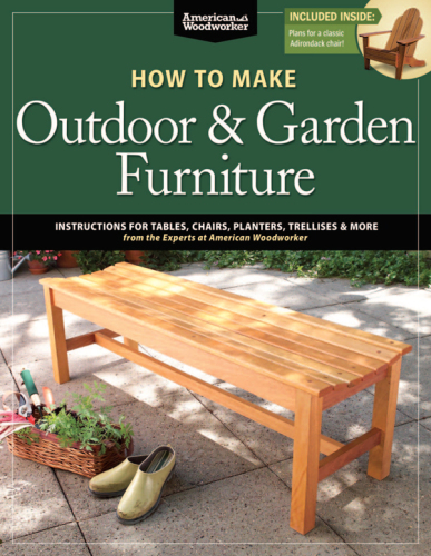How to make outdoor & garden furniture: instructions for tables, chairs, planters, trellises, & more