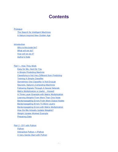 Make Your Own Neural Network Tariq Rashid