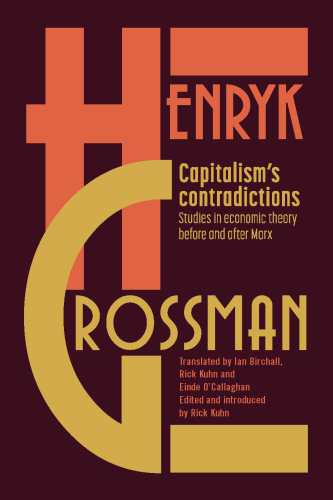 Capitalism's contradictions studies of economic thought before and after marx