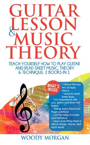 Guitar Lessons & Music Theory : Teach Yourself How to Play Guitar and Read Sheet Music, Theory & Technique.