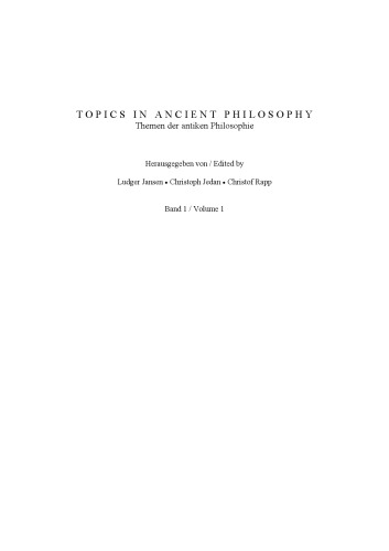 Cosmos and logos: studies in greek philosophy